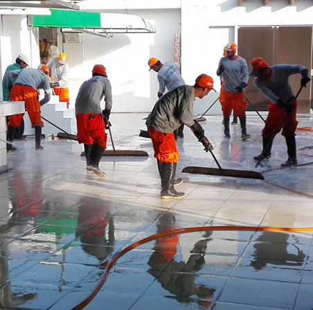 Mitigación de polvos